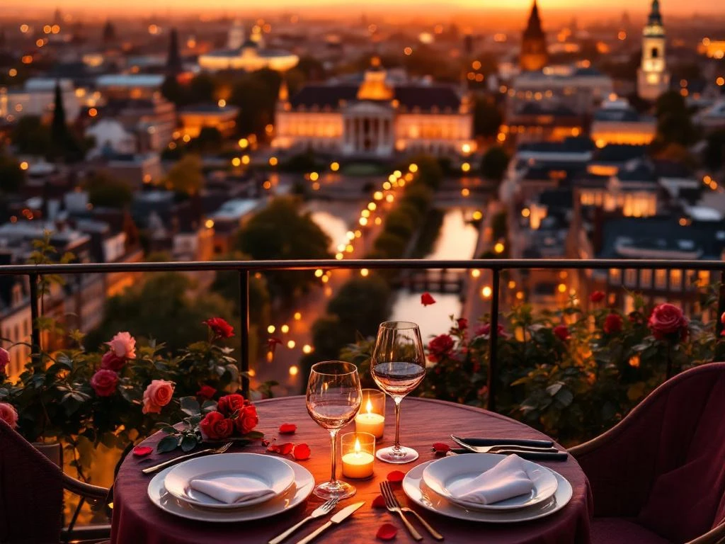 Romantisch diner voor twee op dakterras Den Haag met Binnenhof en Vredespaleis bij zonsondergang


---

**Token tracking:**
- Input: ~280 tokens
- Output: ~25 tokens
- Total: ~305 tokens
- Budget remaining: 199,695 tokens